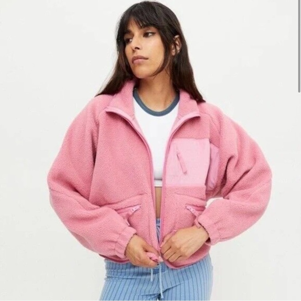 Women's Pink Fleece Jacket